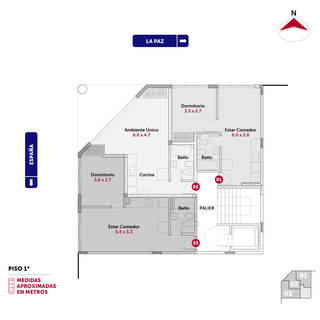 Emprendimiento España 2300 Rosario. Inmobiliaria Uno Propiedades