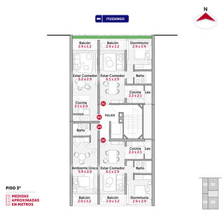 Emprendimiento Ituzaingo 1600 Rosario. Inmobiliaria Uno Propiedades