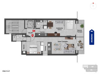 Emprendimiento Moreno y Brown Rosario. Inmobiliaria Uno Propiedades