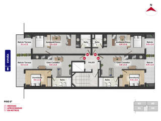 Emprendimiento España 1300 Rosario. Inmobiliaria Uno Propiedades