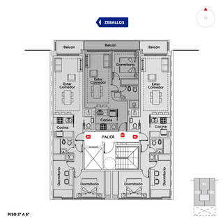 Emprendimiento Zeballos 300 Rosario. Inmobiliaria Uno Propiedades