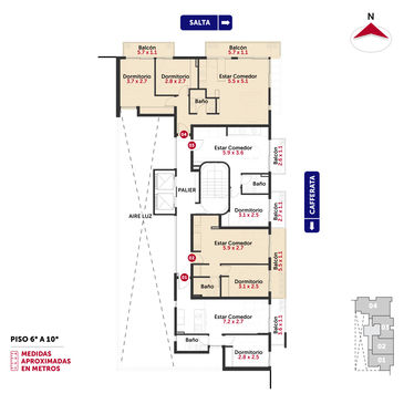 departamento 1 dormitorio en venta en Rosario