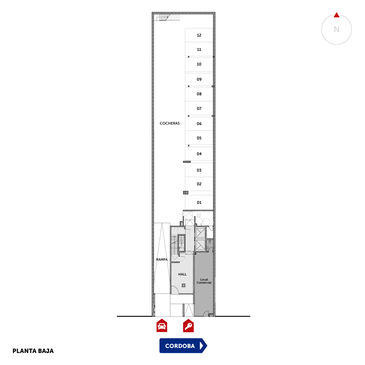 departamento 1 dormitorio en venta en Rosario