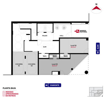 departamento monoambiente en venta en Rosario