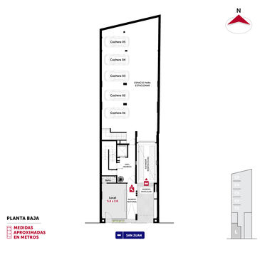 departamento 1 dormitorio en venta en Rosario