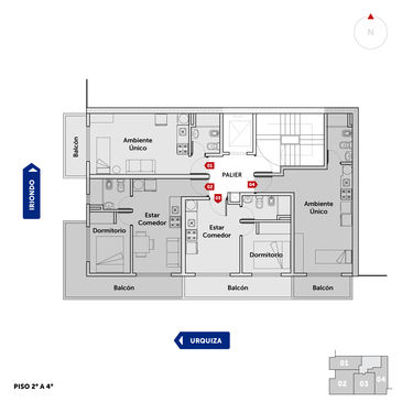 departamento 1 dormitorio en venta en Rosario