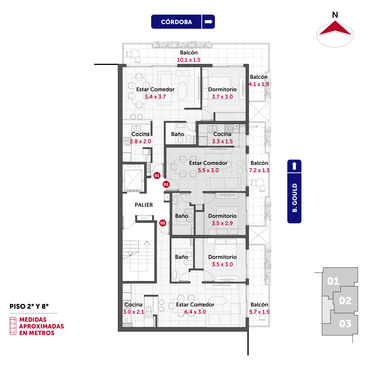 departamento 1 dormitorio en venta en Rosario