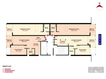 departamento 1 dormitorio en venta en Rosario