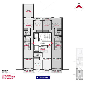 departamento 2 dormitorios en venta en Rosario