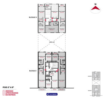 departamento 2 dormitorios en venta en Rosario