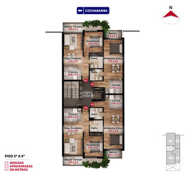 departamento monoambiente en venta en Rosario