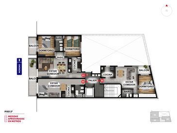departamento 1 dormitorio en venta en Rosario