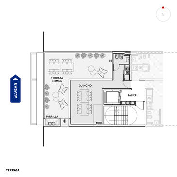 departamento 1 dormitorio en venta en Rosario