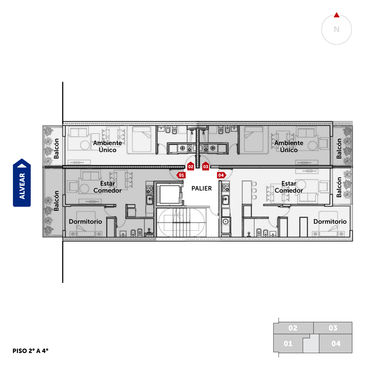 departamento 1 dormitorio en venta en Rosario