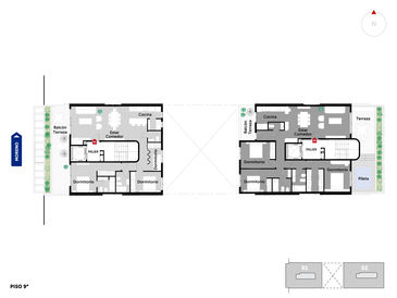 departamento 2 dormitorios en venta en Rosario