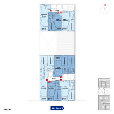 departamento 1 dormitorio en venta en Rosario