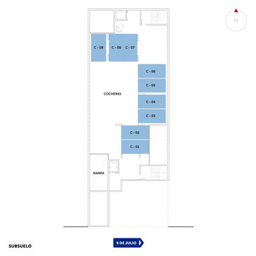 departamento 1 dormitorio en venta en Rosario