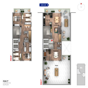 departamento 1 dormitorio en venta en Rosario