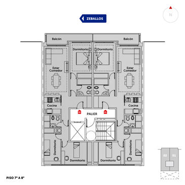 departamento 1 dormitorio en venta en Rosario