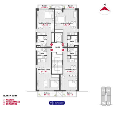 departamento monoambiente en venta en Rosario