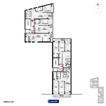 departamento 2 dormitorios en venta en Rosario