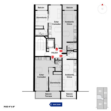 departamento 2 dormitorios en venta en Rosario