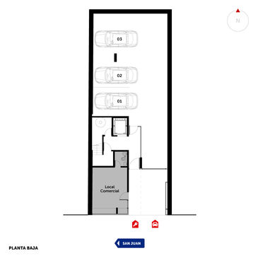 departamento 2 dormitorios en venta en Rosario