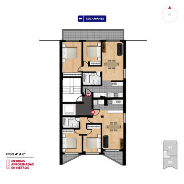 departamento 2 dormitorios en venta en Rosario