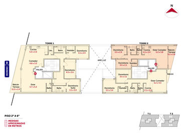 departamento 2 dormitorios en venta en Rosario