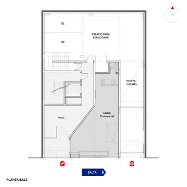 departamento 1 dormitorio en venta en Rosario