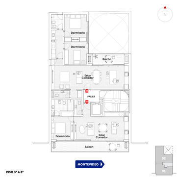 departamento 1 dormitorio en venta en Rosario